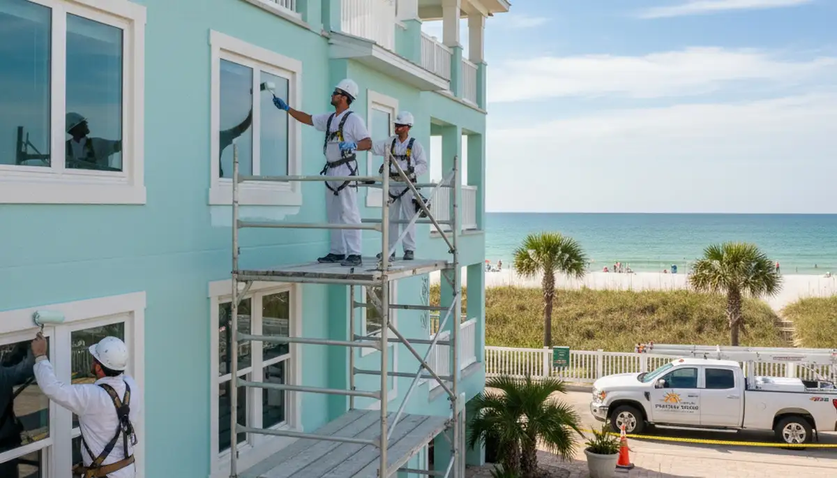 Professional painting contractor in Sarasota, FL providing interior and exterior painting services