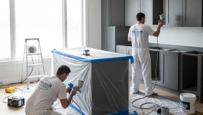 Cabinet painting in Sarasota, FL for humid coastal homes with durable, moisture-resistant finishes
