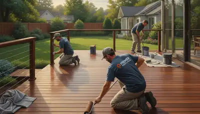 Sarasota, FL deck painting for wood protection and a fresh exterior finish