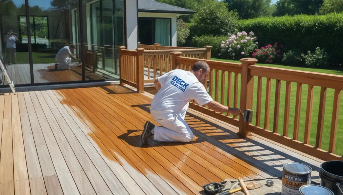 Professional deck sealing service in Sarasota, FL by Sarasota Paint Pros