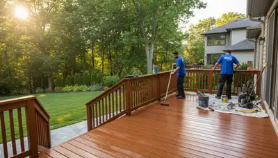 Deck staining service in Sarasota, FL for weather-resistant, beautiful outdoor wood protection