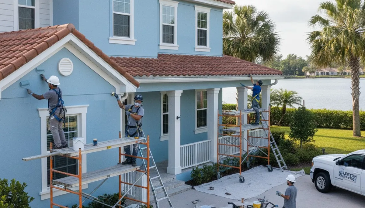 Professional Sarasota, FL painting service team providing expert interior and exterior house painting