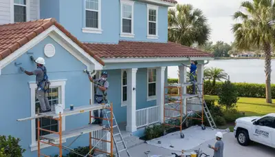 Professional Sarasota, FL painting service team providing expert interior and exterior house painting